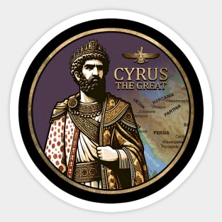 Cyrus the Great King of Kings Achaemenid Empire Persian History Sticker